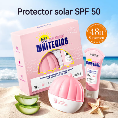 SPF50 Sunscreen & Aloe Gel