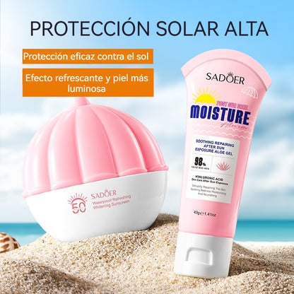 SPF50 Sunscreen & Aloe Gel