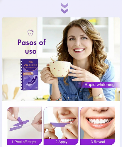 Purple Teeth Whitening Strips