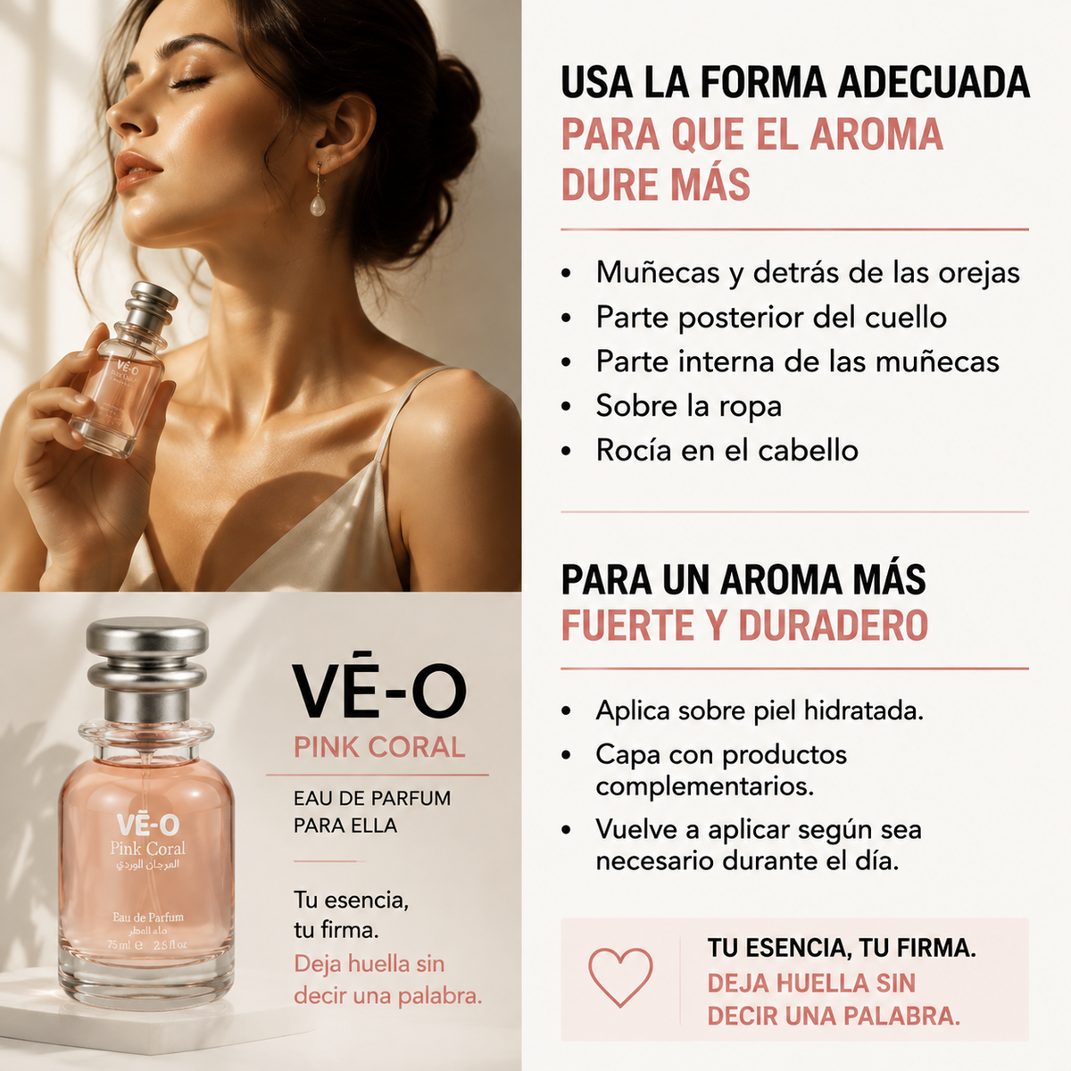 VE-O Perfume Feminino – 5 Aromas