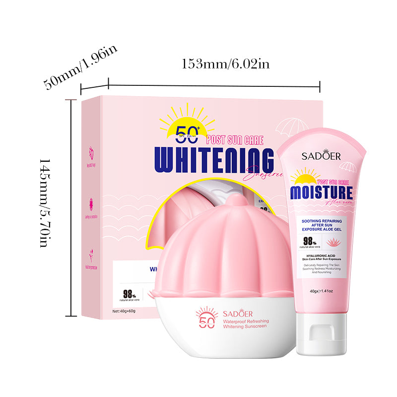 SPF50 Sunscreen & Aloe Gel
