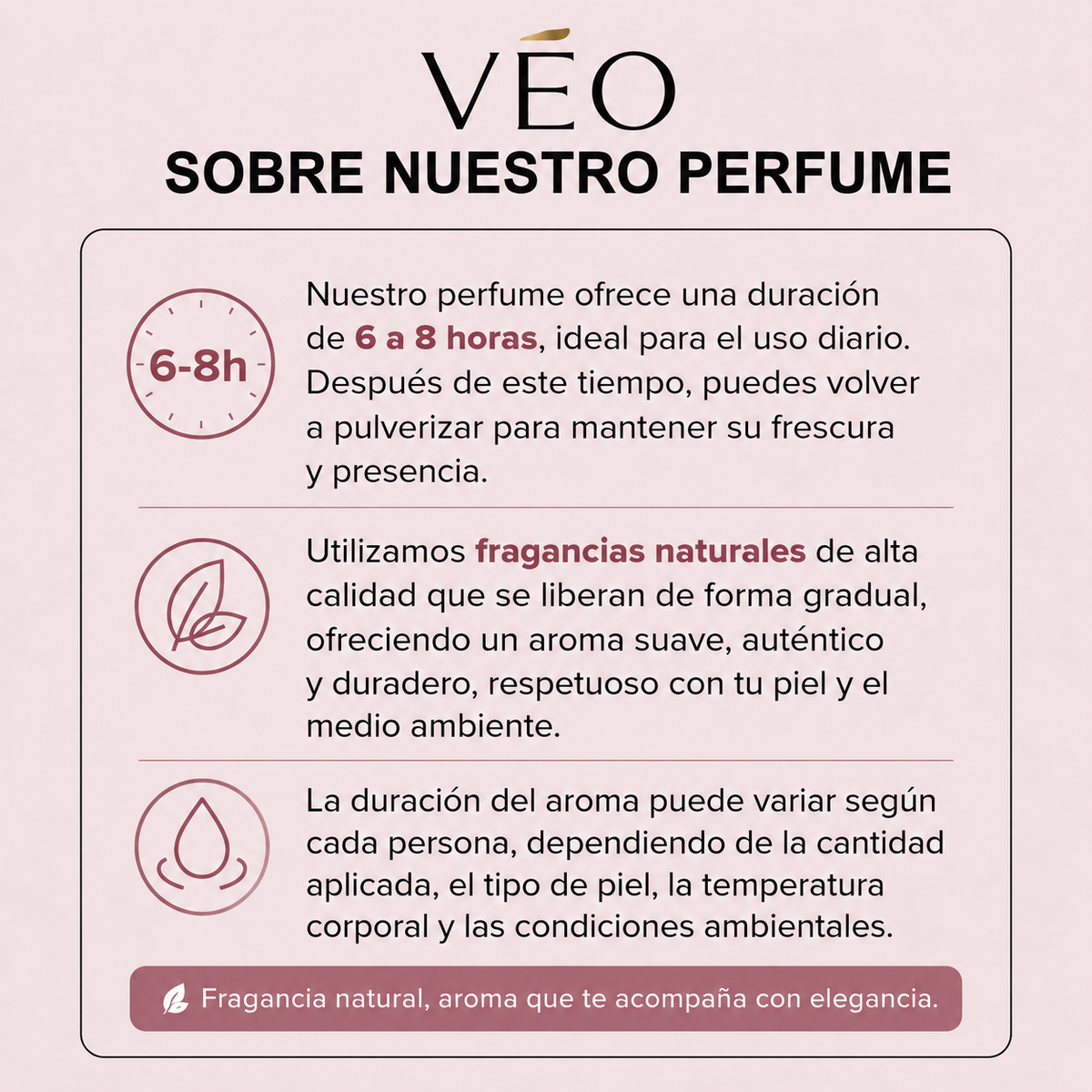 VE-O Perfume Feminino – 5 Aromas